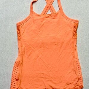Kyodan Orange Crisscross Back Athletic Tank